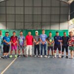 Ketua PWI  Lampung Hadir Berikan Motivasi Cabor Tenis Lapangan SIWO