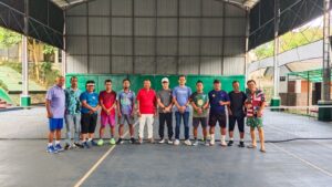 Ketua PWI  Lampung Hadir Berikan Motivasi Cabor Tenis Lapangan SIWO
